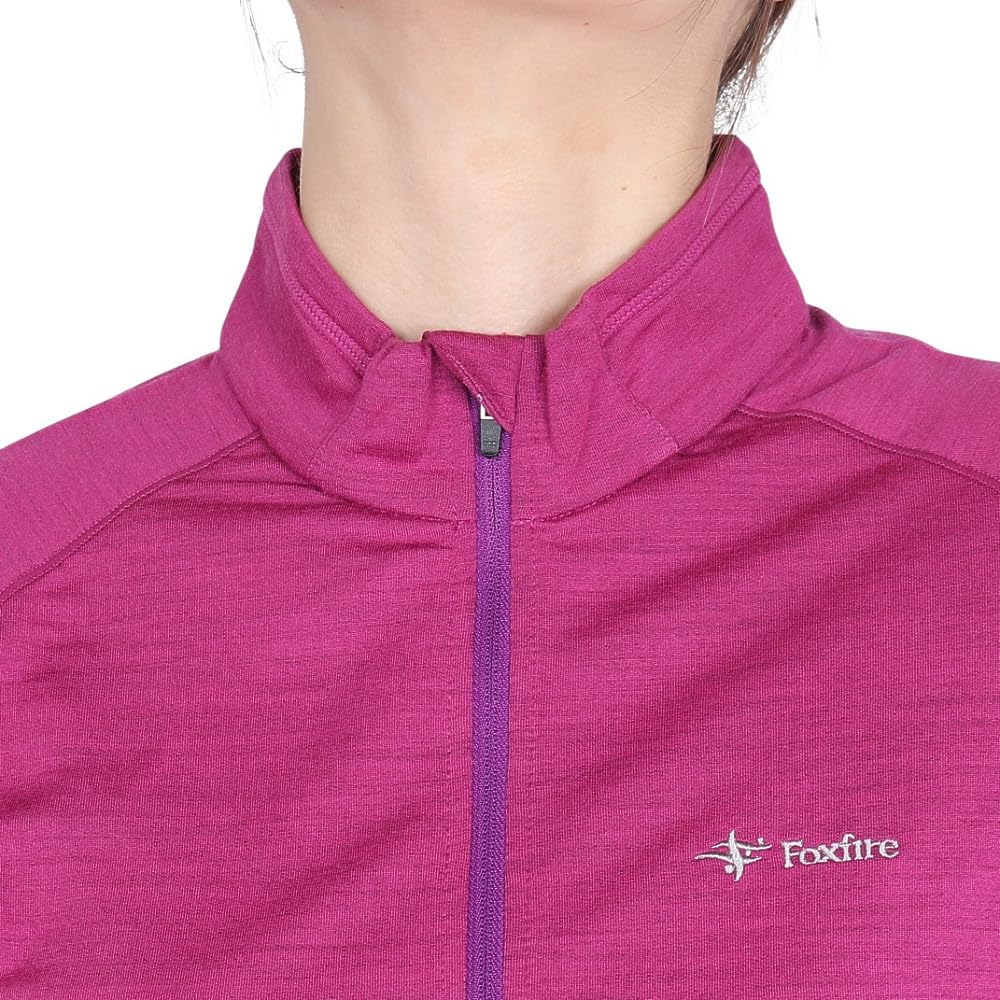 Foxfire PP Wool Half Zip Cranberry Small Women's
