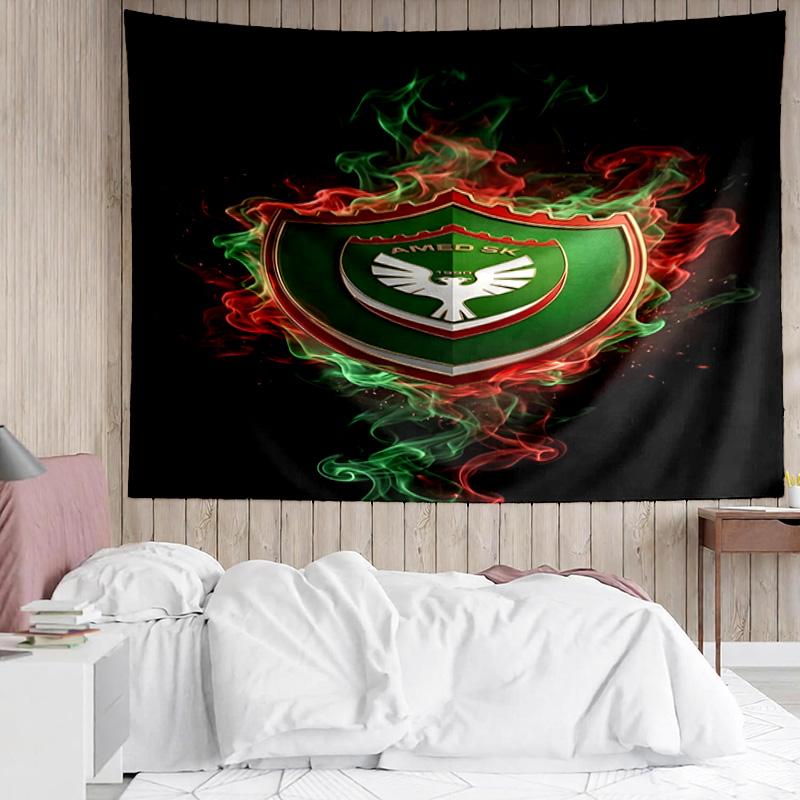 1PC Amed Sk Crest Design Tapestry, Unique Design Tapestry, Suitable for Bedroom,Livingroom, Playroom,Heartwarming Holiday Gifts