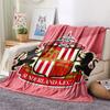 1PC Sunderland A .F Patterned Flannel Blanket Suitable For All Seasons for Home Decor Warmth and Comfort Gifts Holiday Present