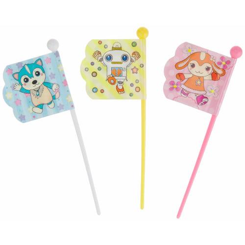 Torne Made in Japan Garapikopu Picks, Perfect for Character Bento, Deco Bento, Lunch, 9-Pack, 2348546