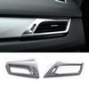 Pour BMW Série 2 F45 F46 218i 2015-2018 ABS Chrome/Fibre de Carbone Cadre de Sortie d'Évent d'Air Conditionné Latéral Garniture Accessoires Voiture