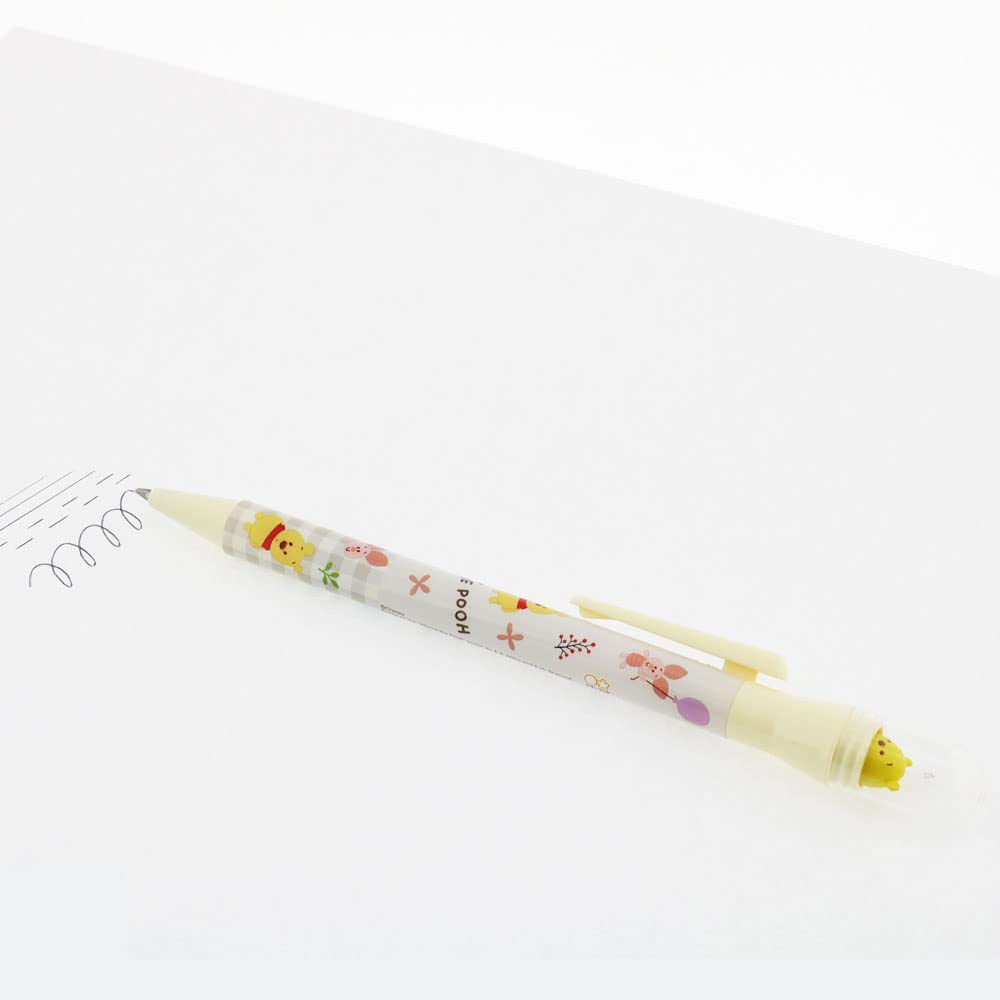 Sunstar Stationery Disney Ballpoint Spinning Dome S4649168 Oil-Based Pen, Pen, Pooh,