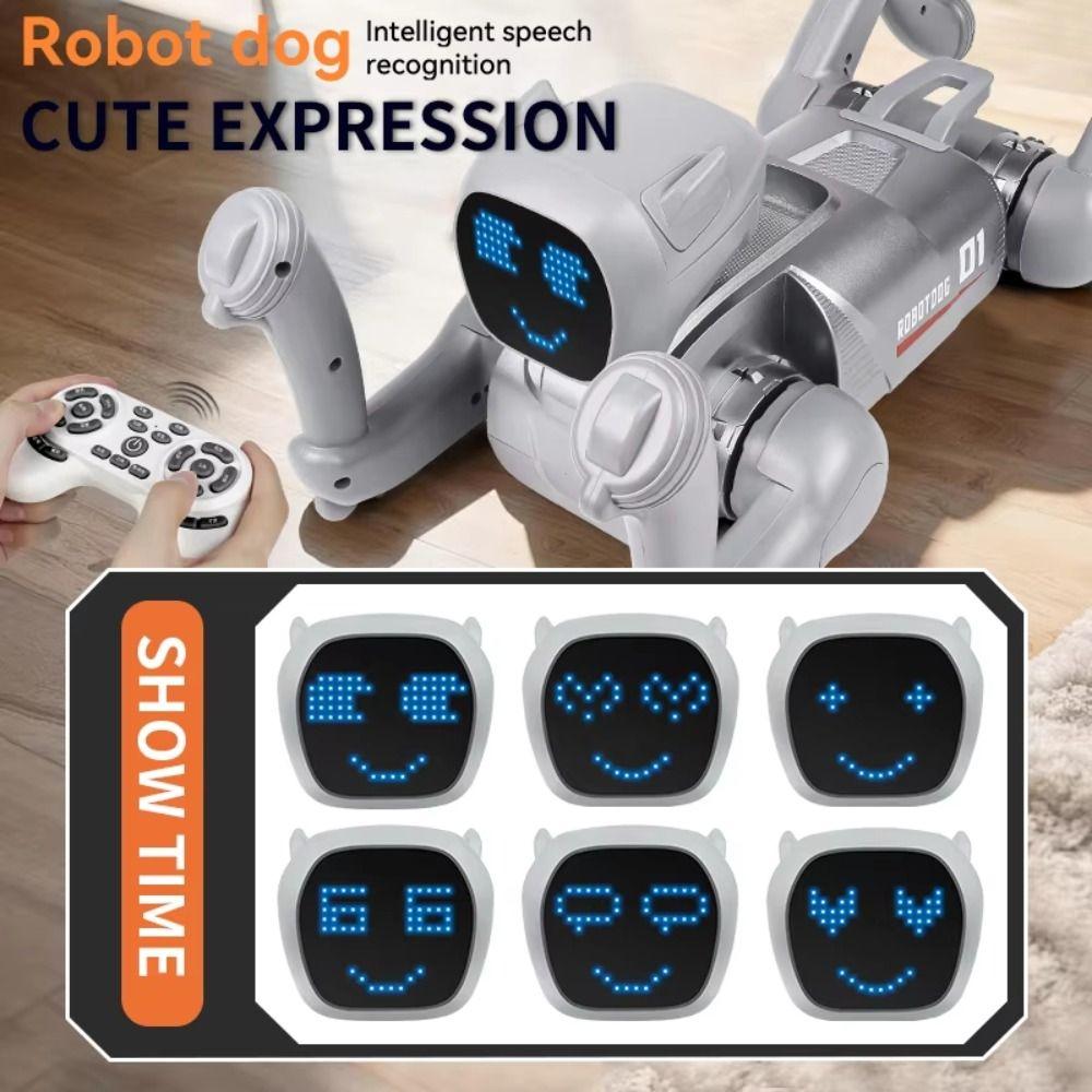 Programmable Smart Robot Dog Remote Control Interactive Robot Dog Voice Command Robot  Best Gift