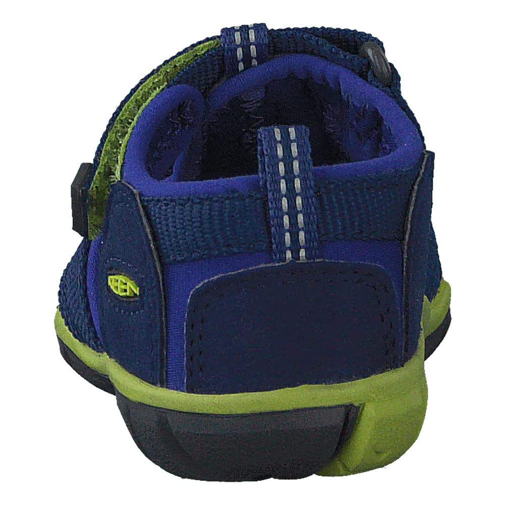 Kids Sandals SEACAMP II CNX Seacamp Two CNX BLUE cm [Keen] (11.5~14.5cm) DEPTHS/CHARTREUSE 11.5
