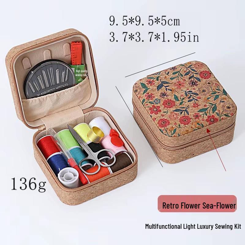 Portable Needle & Thread Storage Set: Travel Kit for Hand Sewing