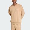 adidas Long Sleeve Crew Neck Loose Sweatshirt Men Sweatshirt Warm-Sandstone JW4750