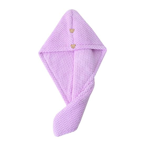 Dry Hair Cap High-Density Microfiber Fast Absorbing Soft Hair Towel Wrap Spiral Twist Non-Slip