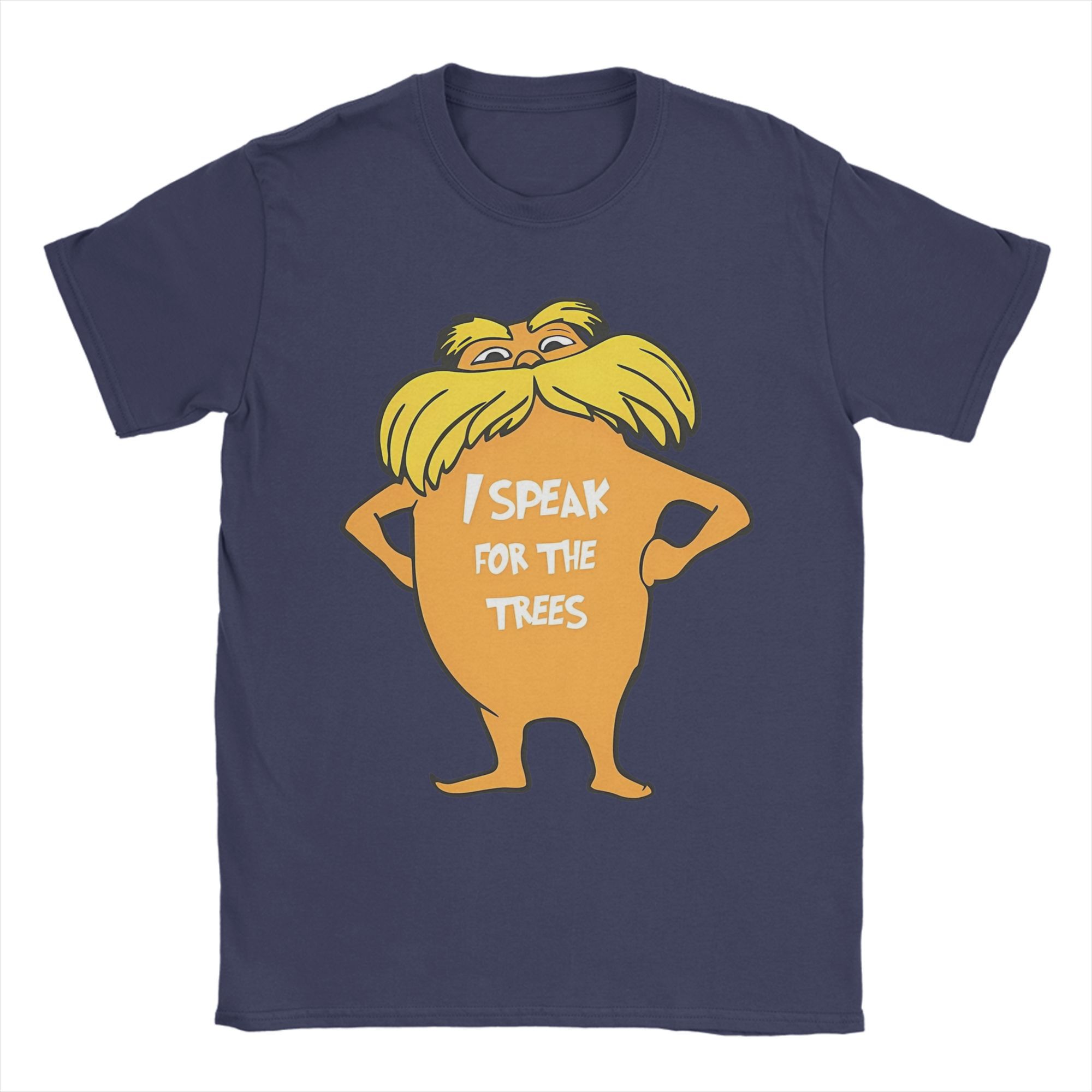 

Men s Ashby Lorax I Speak For The Trees So Cute T Shirts Cotton Tops Creative Short Sleeve O Neck Tees Gift Idea T-Shirts XL