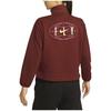 Nike Swoosh Solid Color Stand Collar Half Zip Casual Pullover Sweatshirt Women Sweatshirt Dark-Team-Red FQ4090-619