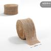 New 2m Christmas Ribbon Xmas Gift DIY Fabric Swirl Ribbon Lmitation Linen Christmas Tree Ribbon Burlap Ribbon