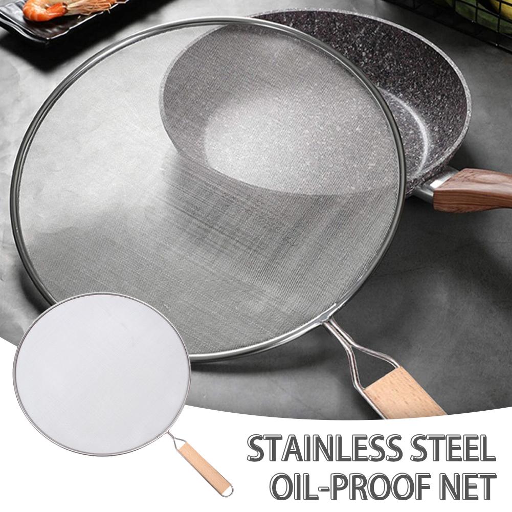 Anti Splatter Guard Oil Net Splash Cover Pan Pot Frying Oil Cooking Cover Kitchen Tools Grease Splatter Screen Guards Mesh