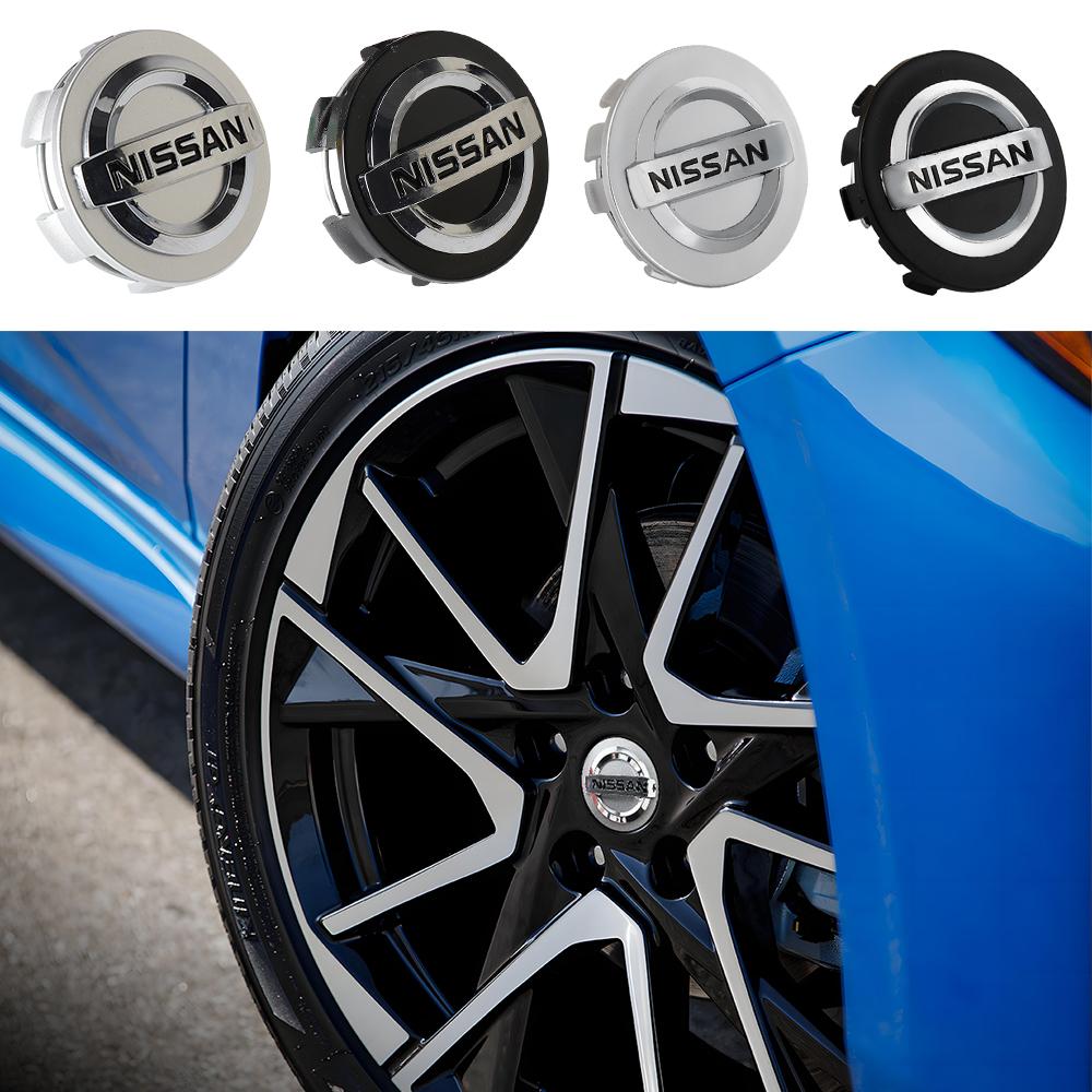 4PCS 54/60mm Car Wheel Center Caps Tyre Rim Hub Cover Sticker Badge For Nissan Nismo ZTiida Teana Juke X-trail Qashqai Leaf Micra