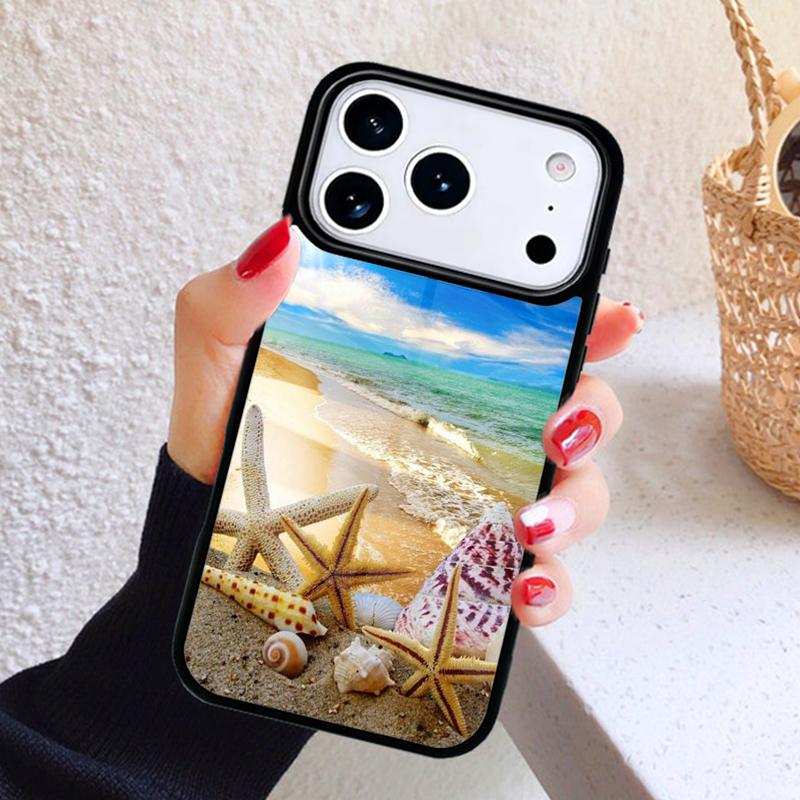The Sea Waves Beach spray ocean island Phone Case For iPhone 17 Air 16 15 14 13 12 11 Pro Max Plus