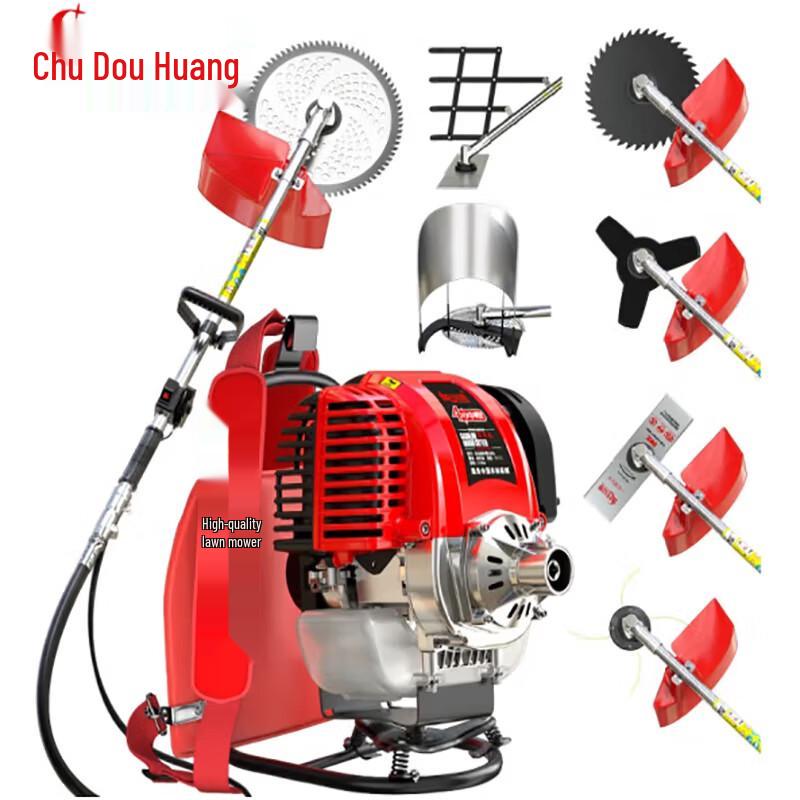 Douhuang 4-Stroke Gasoline Backpack Brush Cutter CN plug (adapter included)