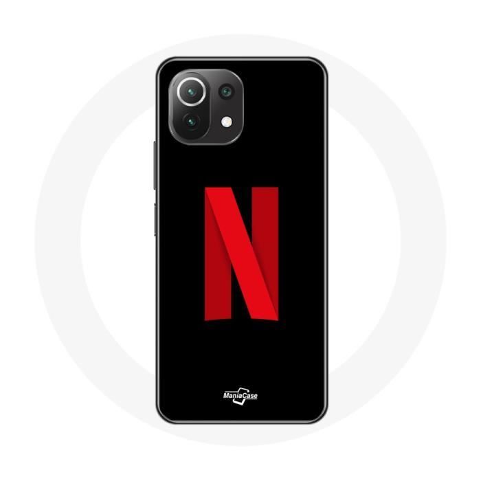Case for Xiaomi Mi 11 Lite Netflix Logo Red Black Background