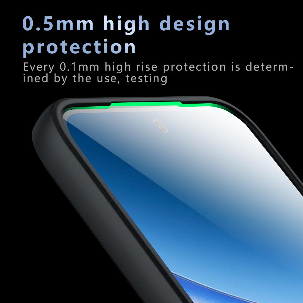 For Xiaomi Redmi Turbo 4 Pro 5G/Poco F7 5G Case Skin-Touch TPU+PC Matte Phone Back Cover, Transparent Black