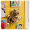Colecție de Ornamente cu Mustăți de Pisică Desenată Autocolant Magnetic de Pisică pentru Frigider pentru Decorarea Casei
