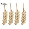 Durable Artificial Vegetable Decor Vegetables String Simulated Garland Realistic Decorative Fake Veggies for Long-lasting Home Farmhouse Kitchen Farm