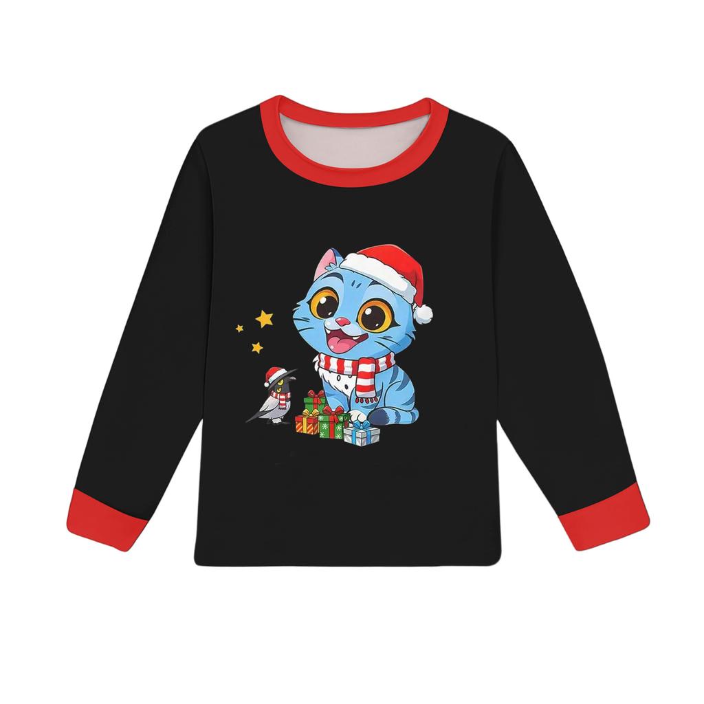 Girls Pants Set Kids Tee Shirt 2PCS Long Sleeve Cartoon Clothing Outfit