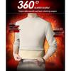 Romon Men's Thermal Fleece Mock Neck Pullover Sweater BYB88