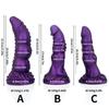 3 Style Liquid Silicone Shaped Penis Butt Plug Simulation Back Court Expansion Dildo Adult Masturbation Sex Toy Products
