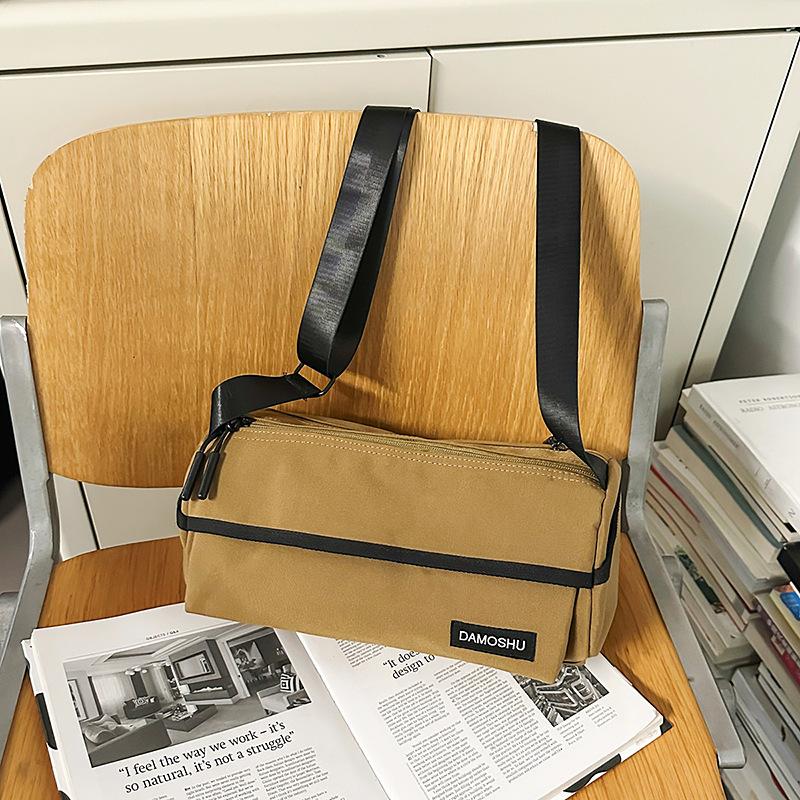 

Outdoor leisure sports bag women s new lightweight shoulder messenger bag versatile casual pillow bag хаки