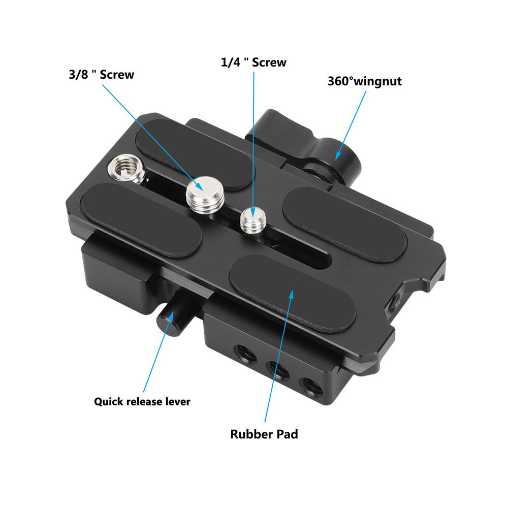Arca-Swiss Quick Release Plate Tripod Head for DSLR Cameras 3833