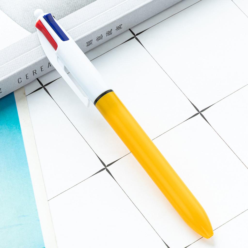 Multicolor Push Pen With Bullet Tip For Students And Office Use