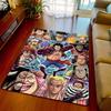 One Piece Anime Theme Carpet Rug Floor Mat Soft Surface Non Slip Base for Living Room Bedroom -QJY