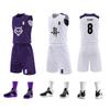 Reversible Basketball Jersey Set Kids Boys Youth Team Sport Uniform Breathable Athletic Tank Top