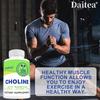 Choline Dietary Supplement, With Magnesium, Inositol, L-Glutamine, 120 Capsules Per Bottle