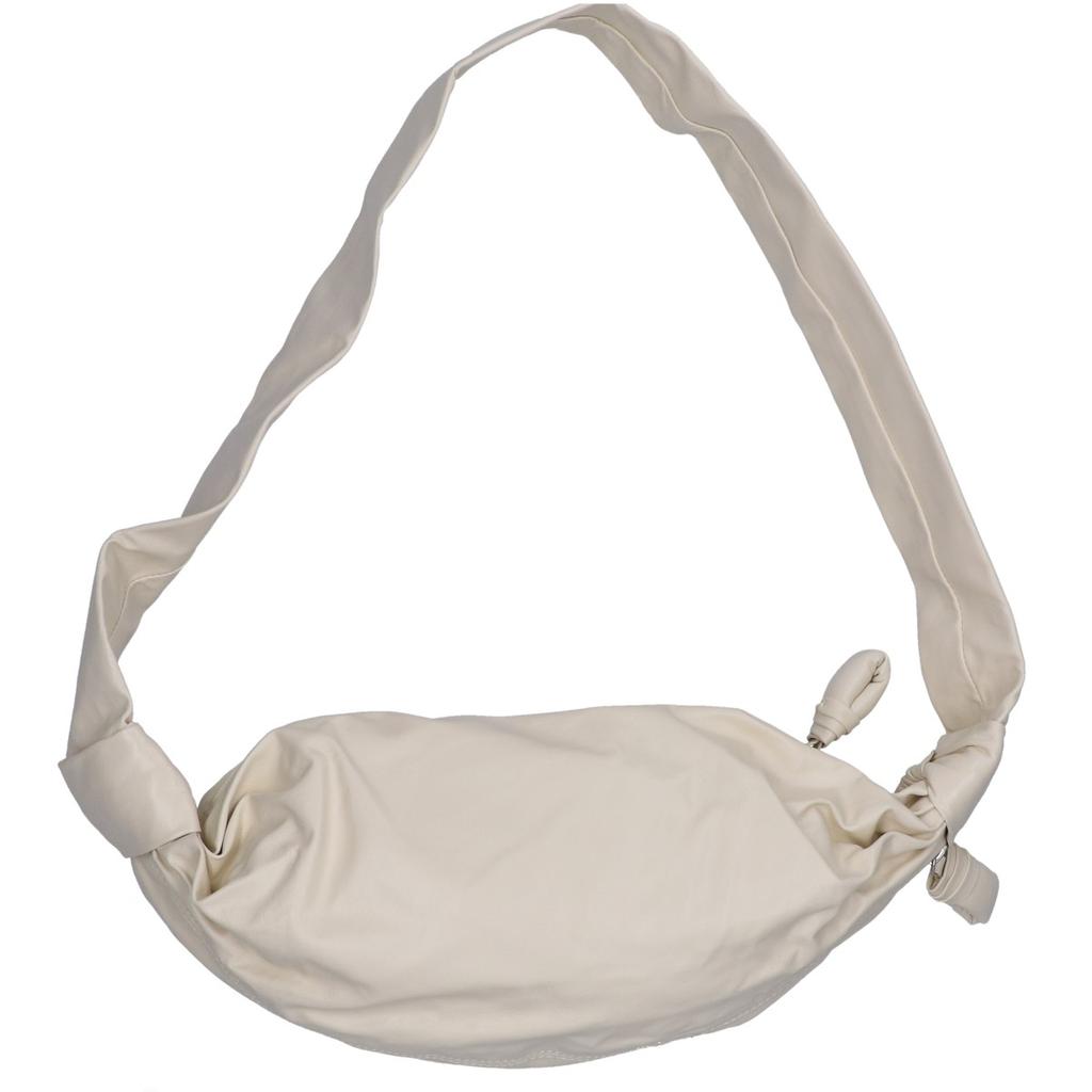Lemaire BG0092 SMALL SOFT CROISSANT Shoulder Bag IvoryUsed