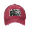 Levi AckerUnisex Attack on Titan Gewaschene Denim-Kappe Lässige Baseballkappen Verstellbarer Hut Sommer Unisex Baseballkappen
