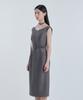 Mausolleum Sienna Semi Off-Shoulder Maxi Dress - Gray