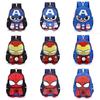 Spider Man Kids Backpack Cartoon Nylon Lightweight School Bag With Cushion Straps For Boys And Girls