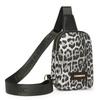 Women's Chest Bag Leopard Shoulder Crossbody Bag Lightweight Travel Satchel