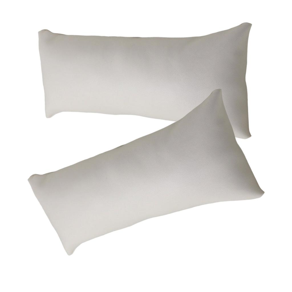 Pack of 2 PU Leather Jewelry Display Pillows Watch Pillows Watch Display Pad for Bracelets Watches Bangle Exhibits