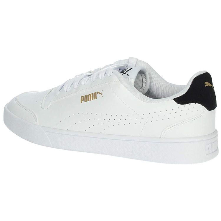 Puma Shuffle Perf Pantofi de Skate cu Șireturi, cu Suport, Echilibrați, Ușori, cu Top Scund, Bărbați, Adidași, Alb Negru 380150-01
