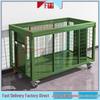 Military Green Mobile Mesh Storage Crate