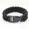 Pulsera de supervivencia con cordón de paracaídas, pulsera de Paracord para senderismo de emergencia, Kit de hebilla, pulsera de cuerda