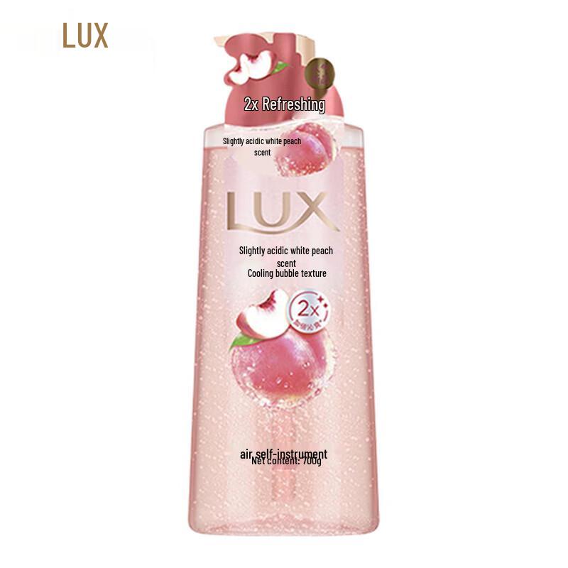

Lux White Peach Scent Bubble Refreshing Shower Gel