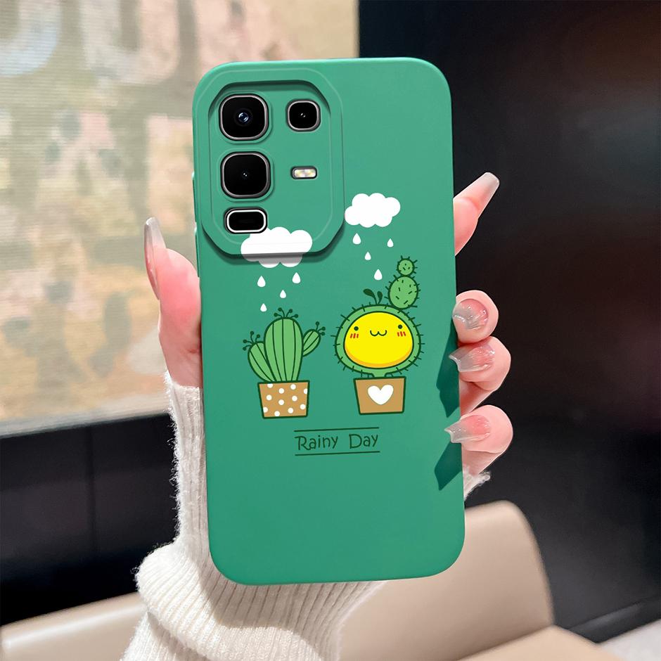 Case For Infinix Note 50 Pro Plus 50x 50s 4G 5G Cute Dinosaur Cartoon Design Shockproof Soft Silicone Bumper Back Cover Fundas
