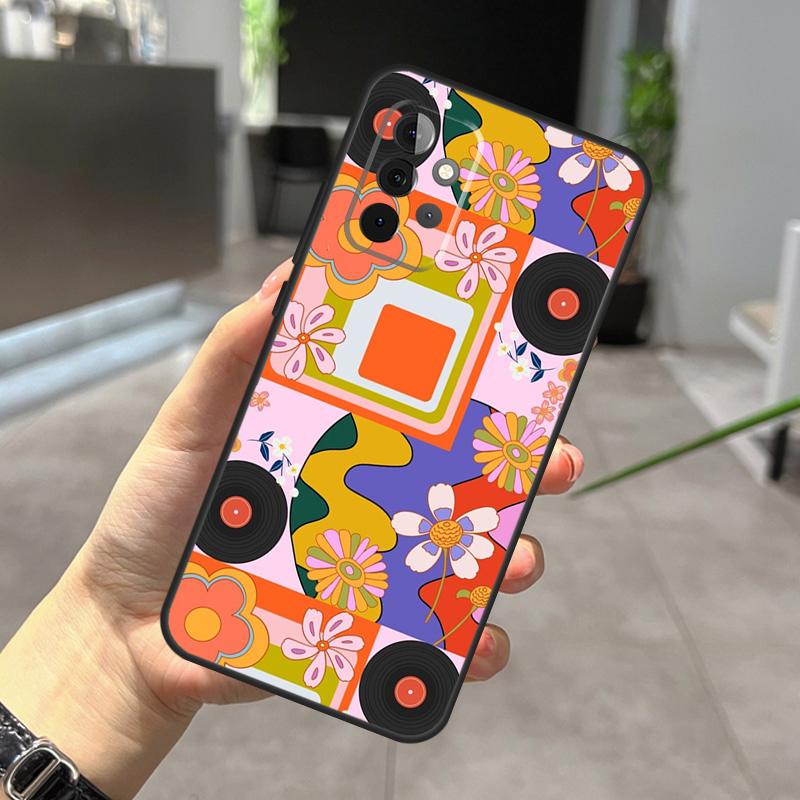 retro Groovy hippie boho rainbow Case For Samsung Galaxy A53 A33 A13 A14 A34 A54 A31 A51 A71 A12 A22 A32 A42 A52 A52S Coque