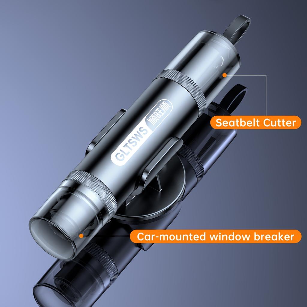 1pc Emergency Safety Hammer - Car Window Breaker with Seatbelt Cutter, Portable Escape Tool for Vehicle & Home