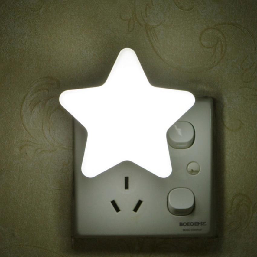 

Управление светом Светодиодный Ночник Звезда Детский Ночник Спальня Интеллектуальный Ночник US белый