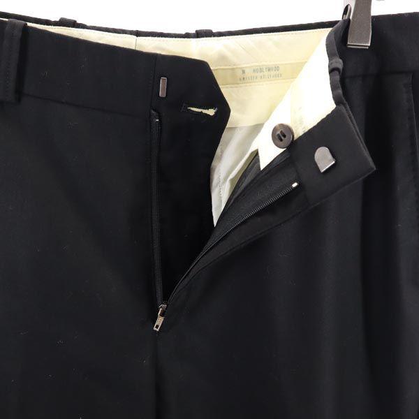 N.HOOLYWOOD Made in Japan wool Slacks pants 40 black Mr. Hollywood Men's Used