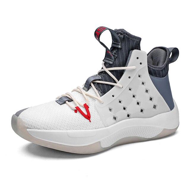 

Дышащие баскетбольные кроссовки, мужские сетчатые кроссовки для мальчиков, осенняя Нескользящая уличная спортивная обувь с высоким берцем, женские летние кроссовки 44