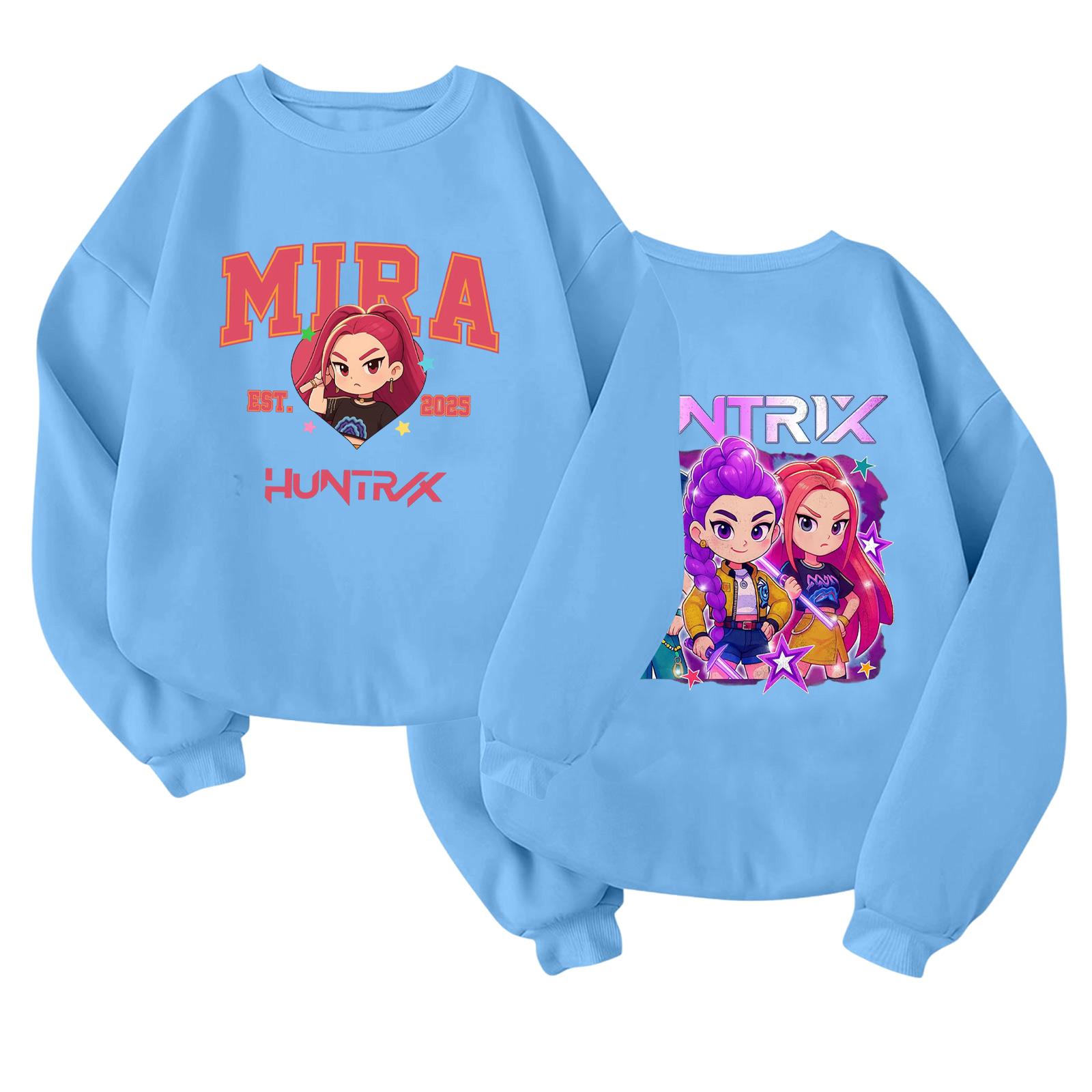 

Детский модный легкий пуловер с длинным рукавом и круглым вырезом с карманами, пуловер с принтом 120