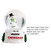 Christmas Snow Globe with Colorful Lighting Lovely Shape Desktop Decor Santa Claus Snowman Glass Ball Ornament Children Gift