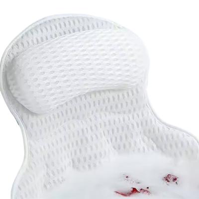 M-Modern-Comfortmax Bathtub Pillow With Soft 4D Mesh For Ultimate Neck And Back Support In Tubs